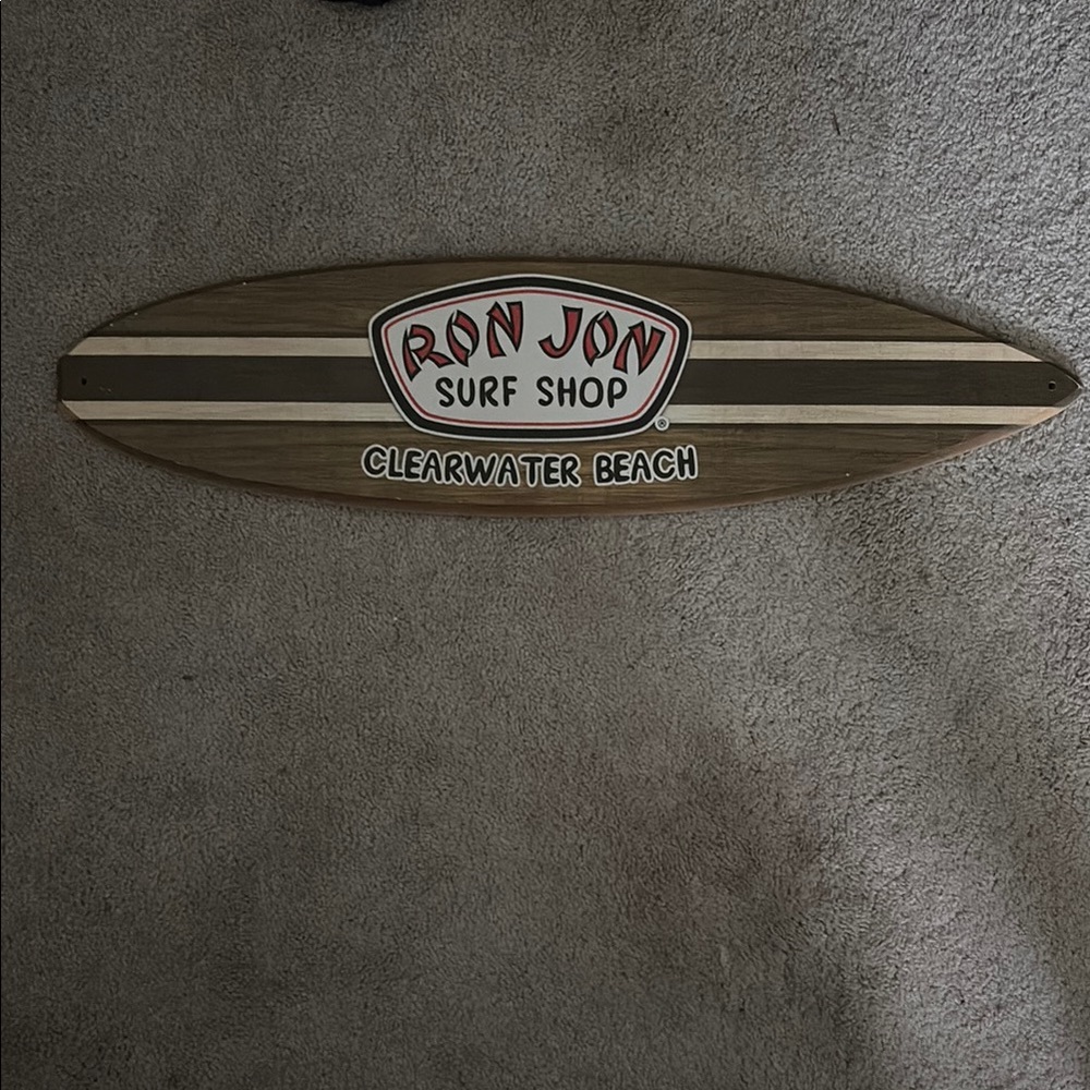 Ron Jon Surf Shop Wooden Sign